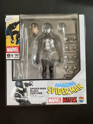 MAFEX 스파이더맨 블랙 코스튬 6인치