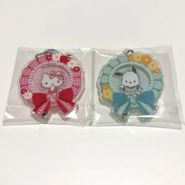 산리오 커스텀 아크릴 참 로제트 헬로키티 포차코