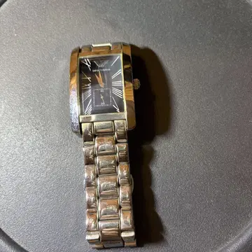 Emporio Armani 실버 직사각형 시계