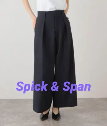 Spick&Span 와이드 턱 팬츠