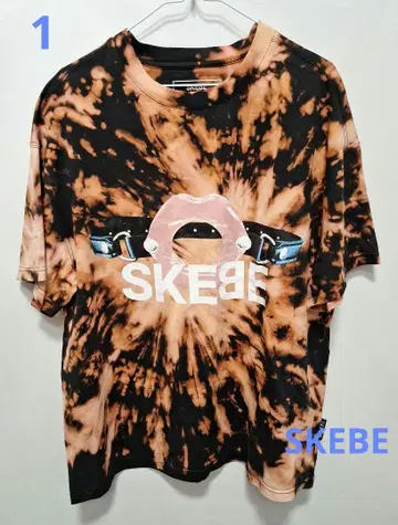 SKEBE 타이다이 그래픽 티셔츠