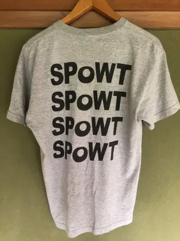 SPOWT 그레이 티셔츠