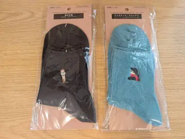히로시마 미술관 한정판 오리지널 자수 삭스 23-26cm