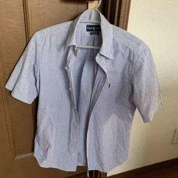 Ralph Lauren Classic Fit 시어서커 반팔 셔츠 M