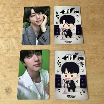 BTS 진 공연장 한정판 트레이딩 카드 신규 가입 RUNSEOKJIN