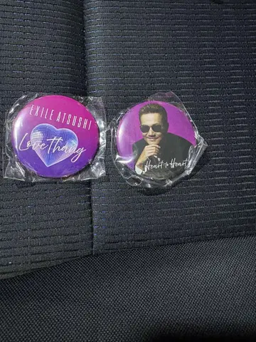 EXILE ATSUSHI Heart to Heart 캔뱃지