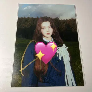 hearts2hearts 에이나 친필 사인 사진 트레이딩 카드
