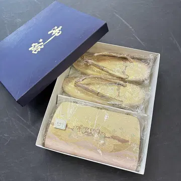 노포 간다 코초 기모노 가방과 조리 세트 기모노 후리소데 호몬기