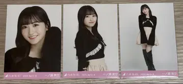 노기자카46 브로마이드 이치노세 미쿠 샤기 앙상블 3종 컴프