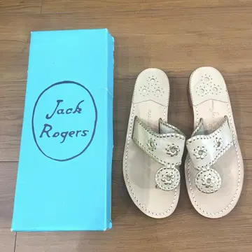 JACK ROGERS 잭 로저스 가죽 샌들 7M 23.5