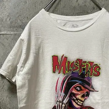 MISFITS 스컬 그래픽 호러 아트 티셔츠