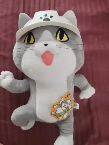 현장 고양이 봉제 인형