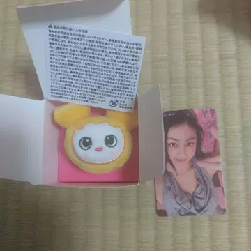 TWICE 랜덤 봉제 인형 반지 지효