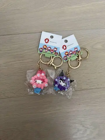 미사용 새상품! 산리오 밋쿠미쿠 콜라보 키링
