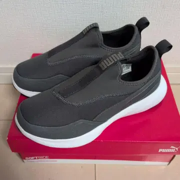 푸마 PUMA 경량 와이드 4E 소프트 라이드 느낌 슬립온 와이드