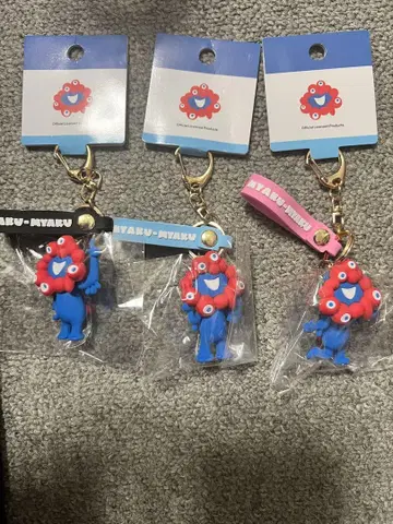 만박 밉밉 입체 러버 스트랩 키링