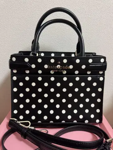 kate spade 도트 무늬 핸드백