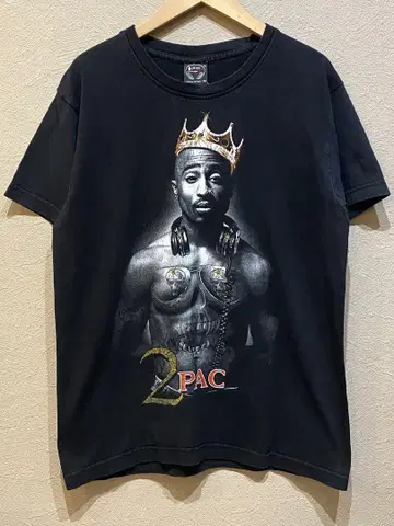 2pac 랩 티셔츠 M 사이즈