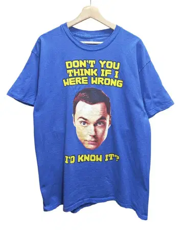 공식 THE BIG BANG THEORY 쉘던 티셔츠