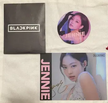 BLACKPINK 캔뱃지 엽서