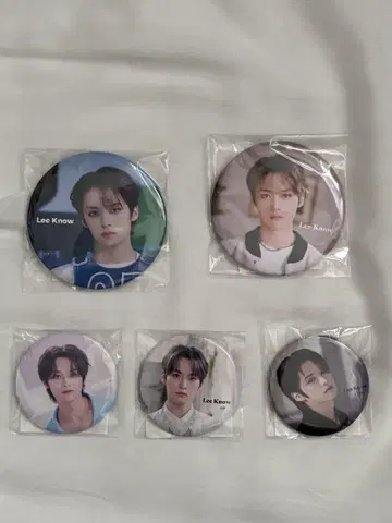 Lee Know 캔뱃지 9개 세트