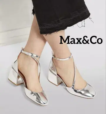 Max&Co 멜리 제인 펌프스 36 실버
