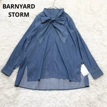 [택 포함 새상품] BARNYARD STORM 보타이 블라우스 긴팔 셔츠