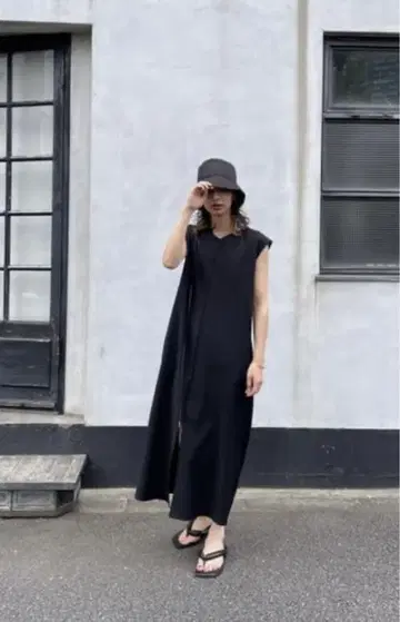 BLACK BY MOUSSY 백 리본 원피스