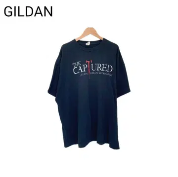 길단 영화 티셔츠 프린트 반팔 둥근넥 THE CAPTURED 2XL