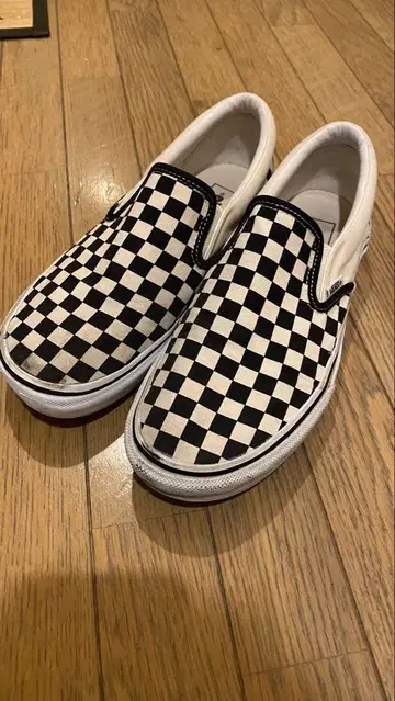 Vans 체커보드 슬립온 25.5cm