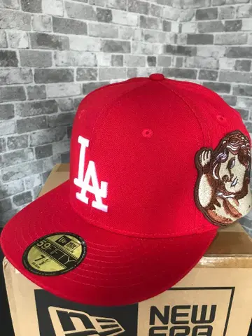 레어 MLB LA 다저스 NEWERA 아티스트 콜라보 캡 1/2RD