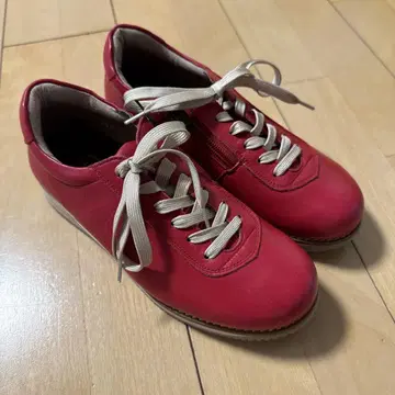 아사히 메디컬 워크 워킹 빨간색 22.5cm 3E