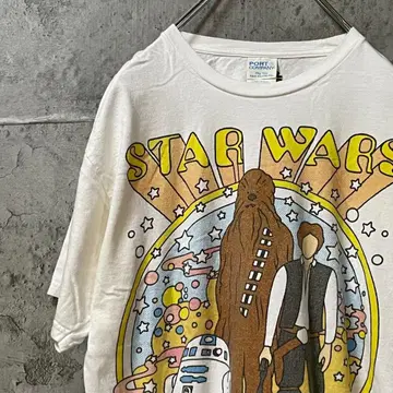 STAR WARS 츄바카 R2-D2 캐릭터 티셔츠