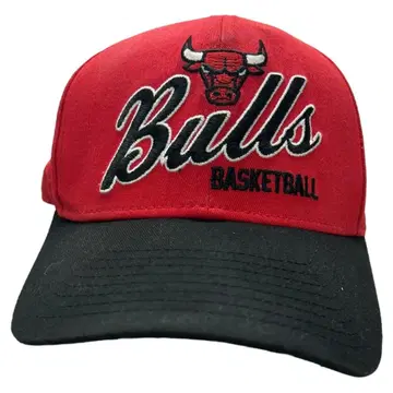 NBA 시카고 불스 팬 캡 모자 레드 블랙