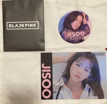 BLACKPINK 캔뱃지 엽서