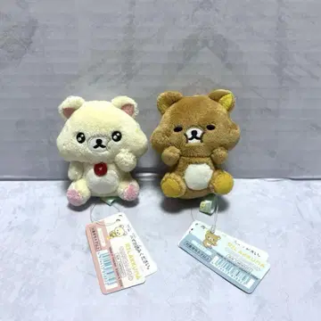 리락쿠마 코리락쿠마 테노리 봉제 인형 마스코트 2개 세트