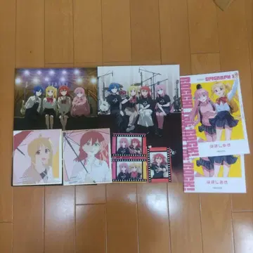 봇치더록! Re:/Re:Re: 팜플렛, 혜택, 색지, 카드