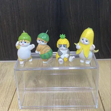 mofusand 후르츠 캐릭터 피규어 4종 세트