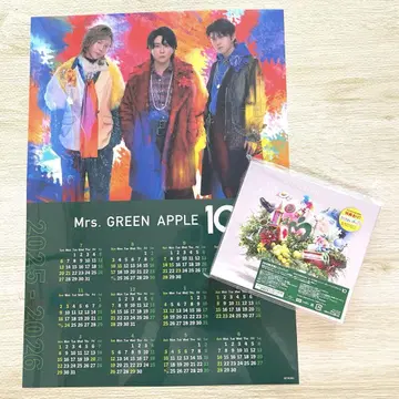 Mrs. GREEN APPLE 10 CD DVD 초회 한정판 달력