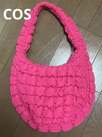 코스 퀼트 미니 백 핑크