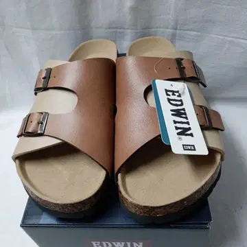 EDWIN 네이비 사진 샌들