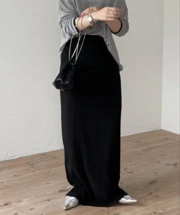 롱 wee9s 셀프 컷이 가능한 슈퍼 스트레치 플리츠 스커트