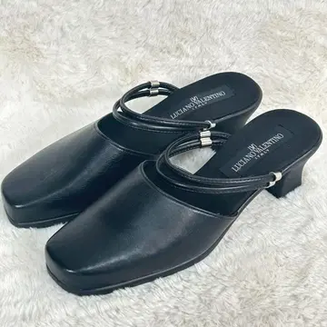루치아노 발렌티노 컴포트 샌들 오피스 샌들 블랙 L