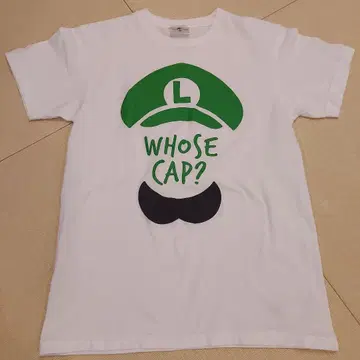 유니버셜 한정판 공식 티셔츠 WHOSE CAP? 루이지 USJ S 사이즈