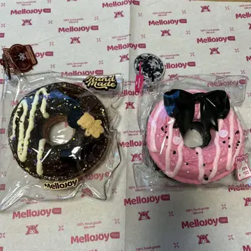 Mellojoy 크림 크림 스퀴즈 도넛 2개 세트