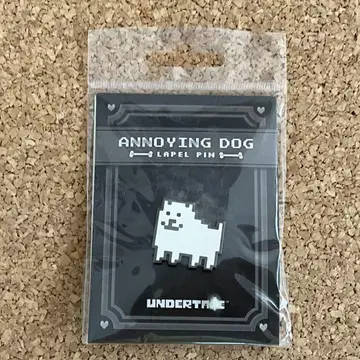 짜증나는 개 핀 배지 UNDERTALE