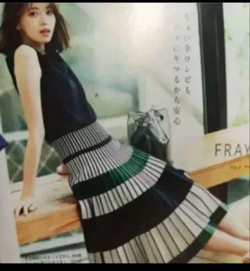프레이 아이디 멀티 보더 니트 원피스
