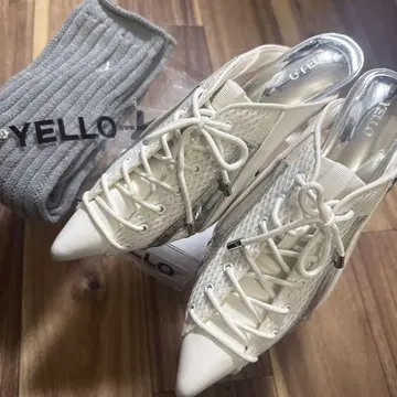 YELLOW 스니커즈 힐 양말 세트