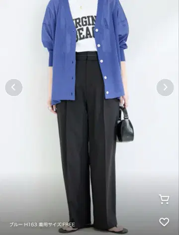 B.C STOCK 와이드 V넥 니트 가디건