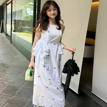비비. 엘로디 프릴 드레스